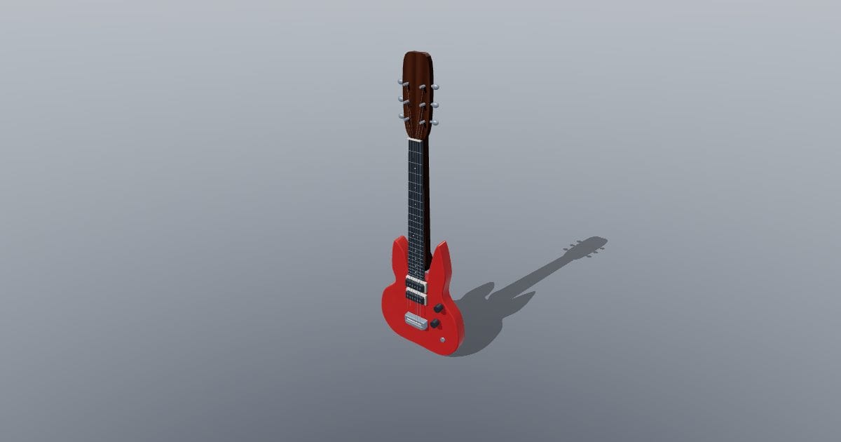 Solid-body electric guitar