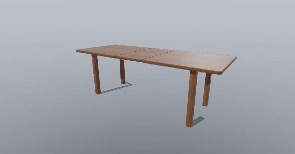 SPAN 225 - Extendable Dining Table