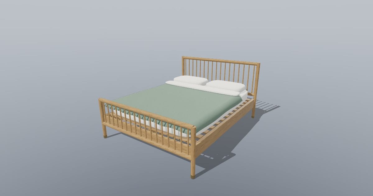 SPINDLE - Spindle Frame Bed