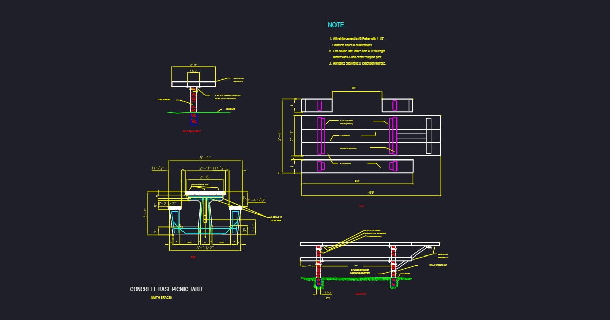 Split Extension Table/Split Bench Extended Top (USFS FTEB1_A)