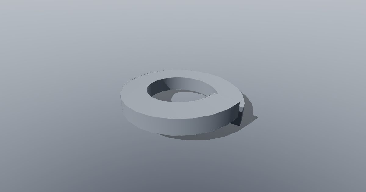 Split spring washer M10