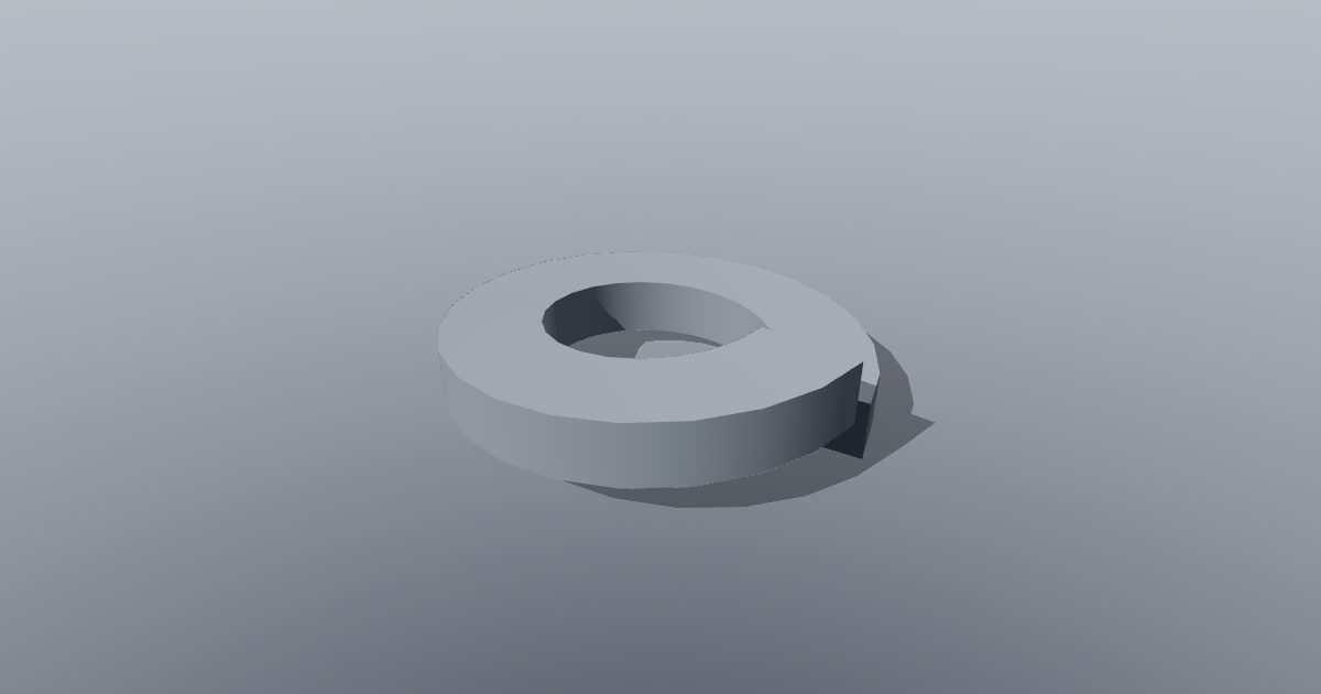 Split spring washer M3