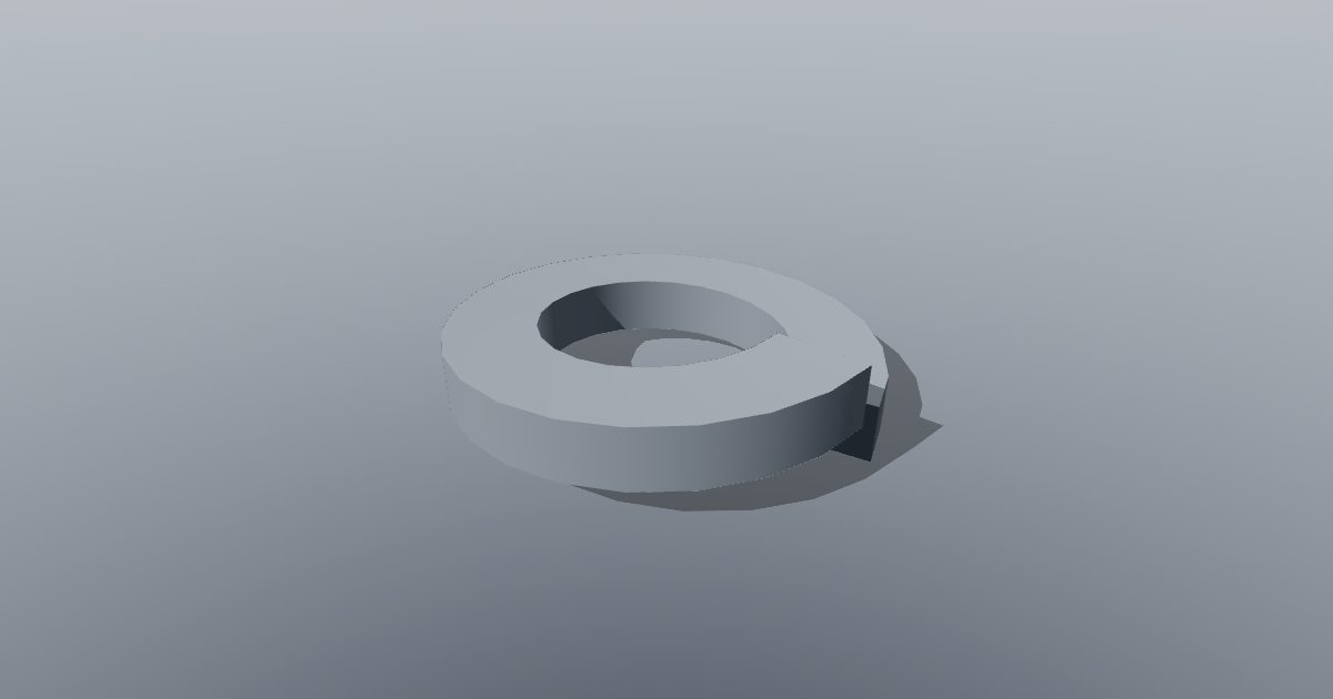 Split spring washer M5