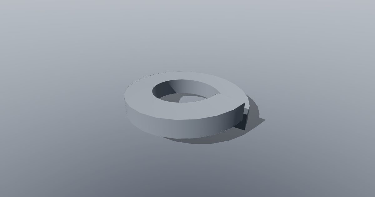 Split spring washer M8