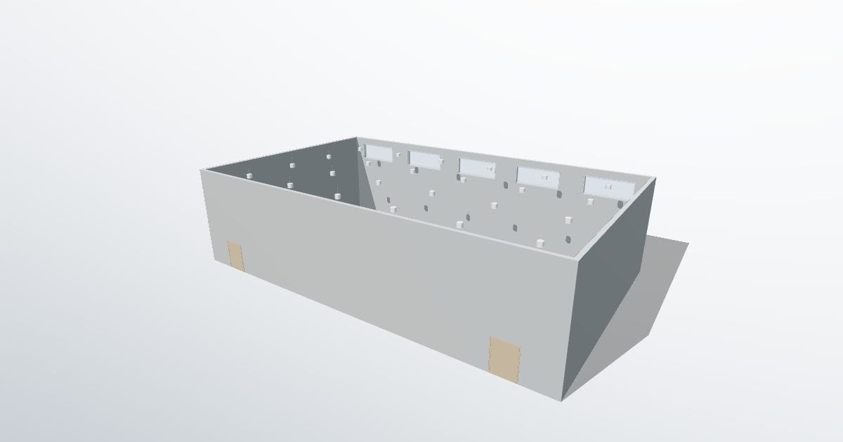 Sports hall (DIALux evo)