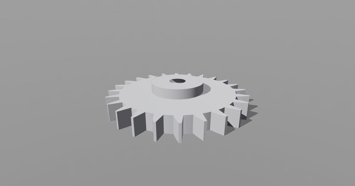 Spur gear, 24 teeth (binary)
