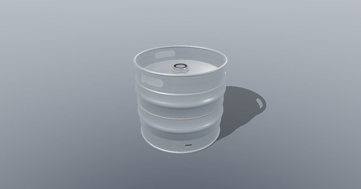 Stainless beer keg 30 L (Euro keg)