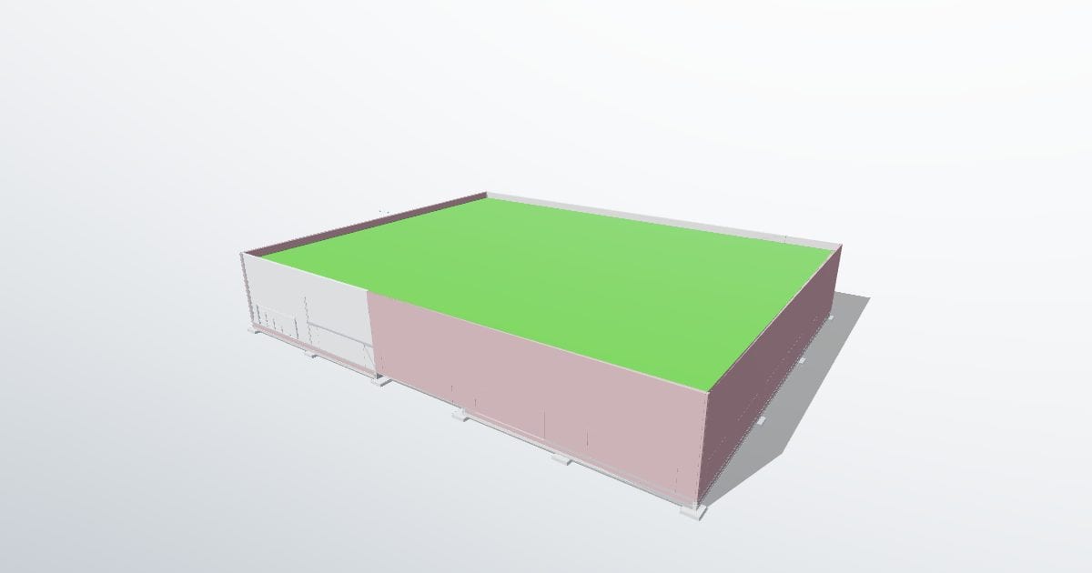 Stand-alone retail store, architectural model
