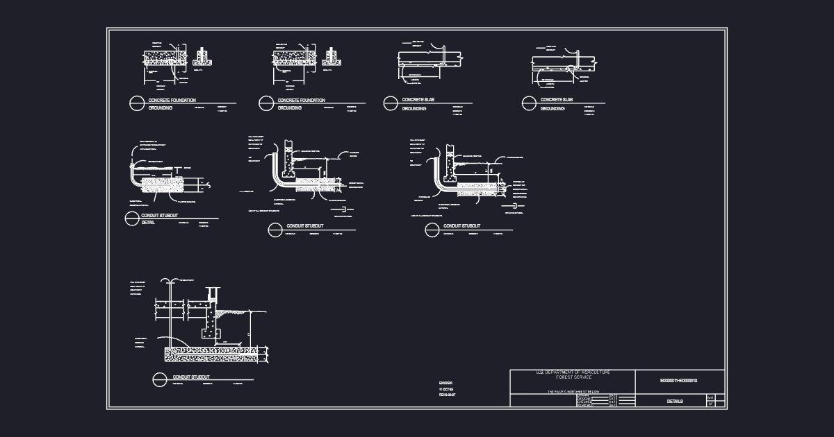 Standard Electrical Details (USFS E0002500)