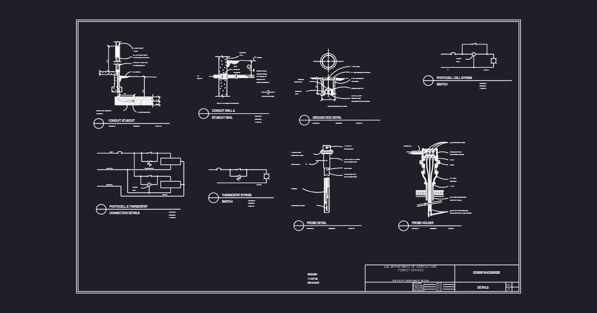 Standard Electrical Details (USFS E0002600)