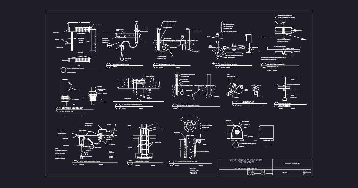 Standard Electrical Details (USFS E0002700)