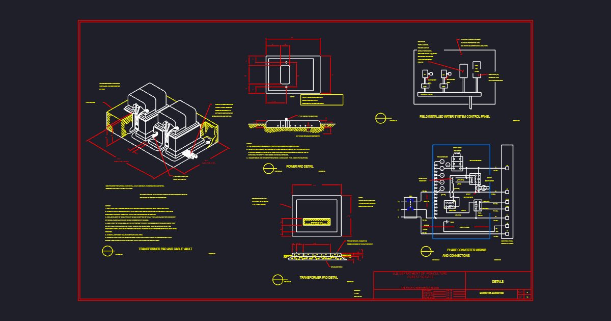 Standard Electrical Details (USFS E0003601)