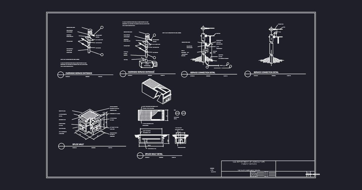 Standard Electrical Details (USFS E0090900)