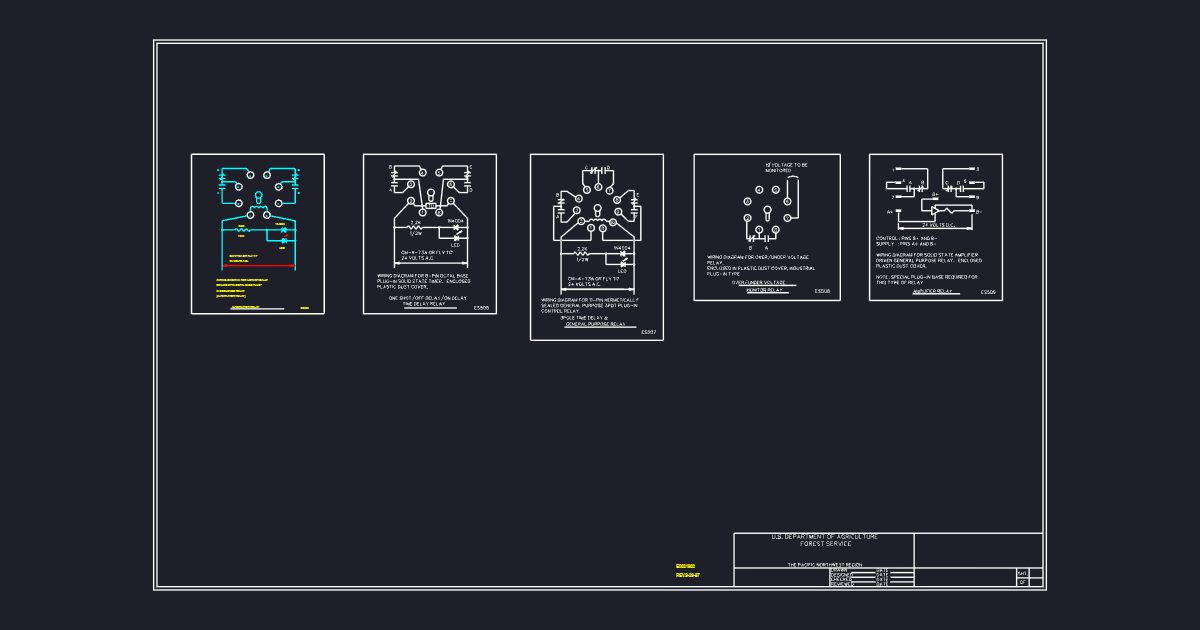 Standard Relay Drawings (USFS E0001900)