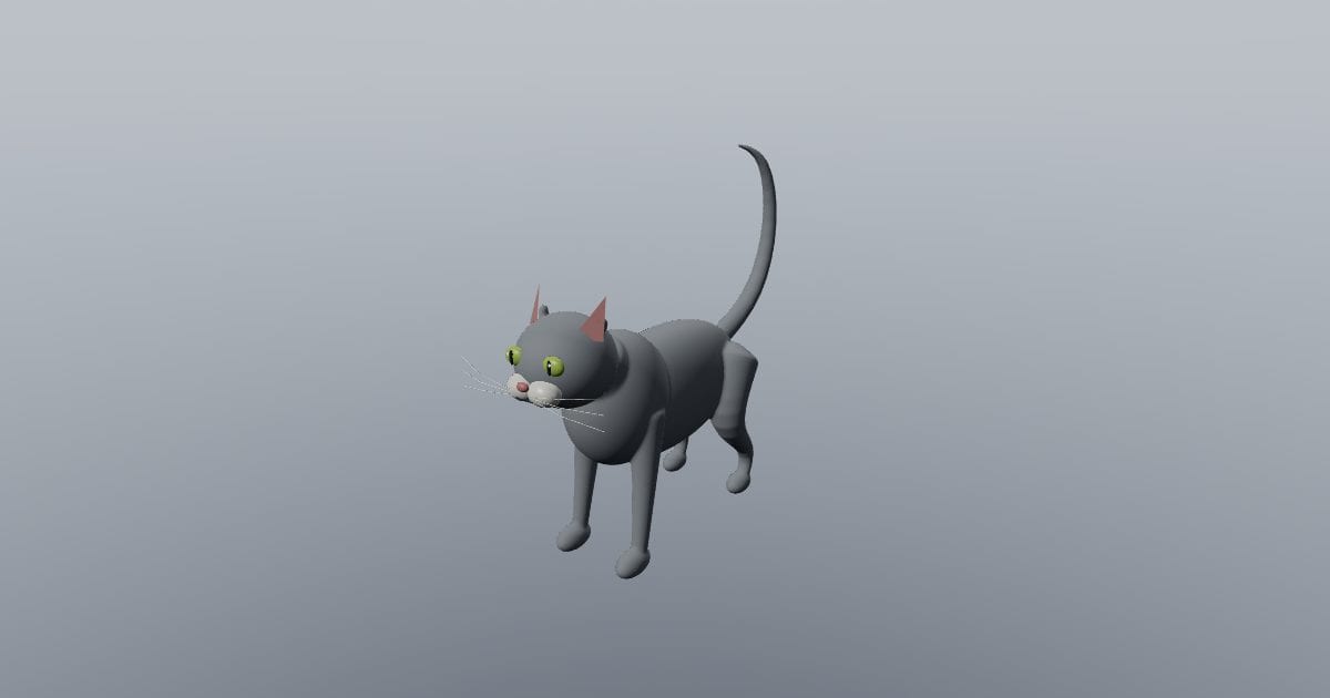 Standing cat