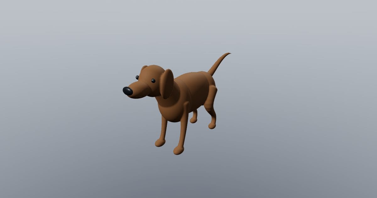 Standing dog