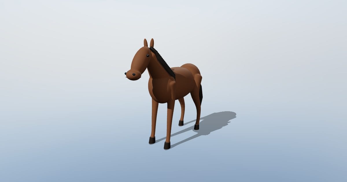 Standing horse