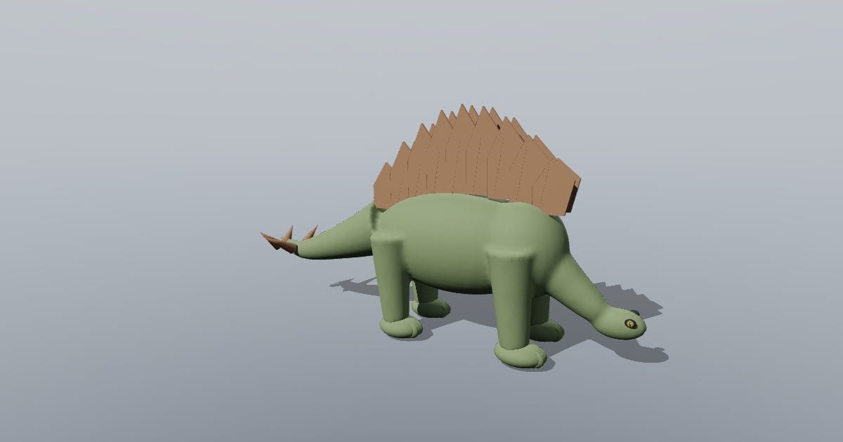 Stegosaur dinosaur