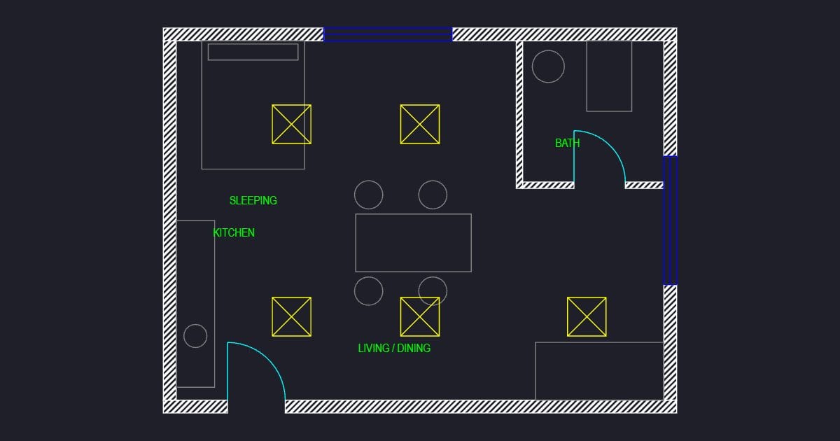 Studio floor plan