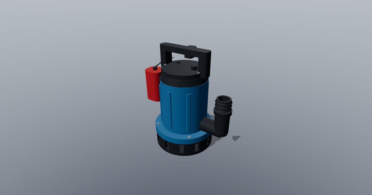 Submersible water pump
