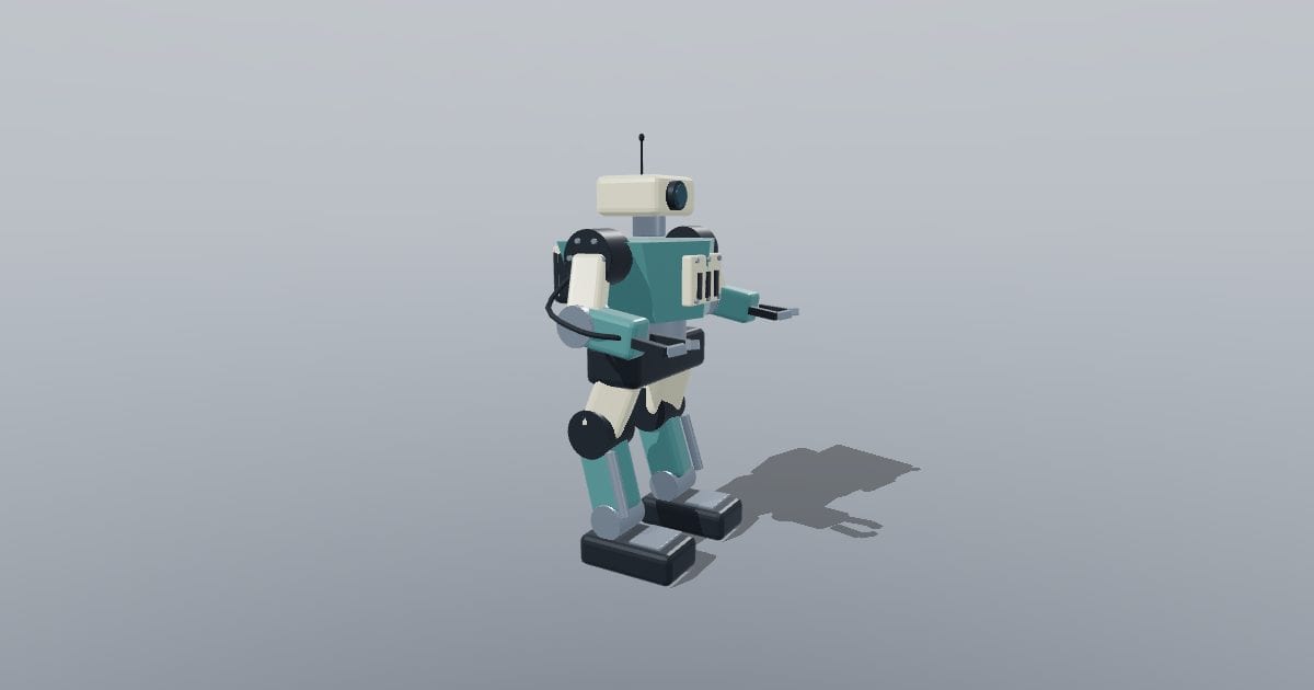 Surveyor bipedal utility mech (USDZ)