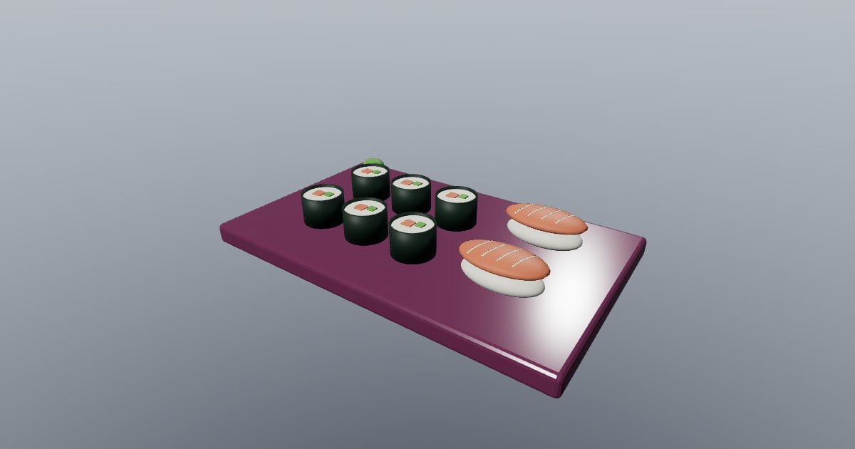 Sushi plate - Original Tableware and Food Prop
