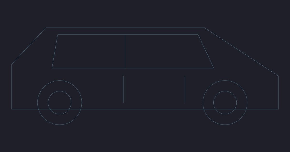 SUV side - CAD Block