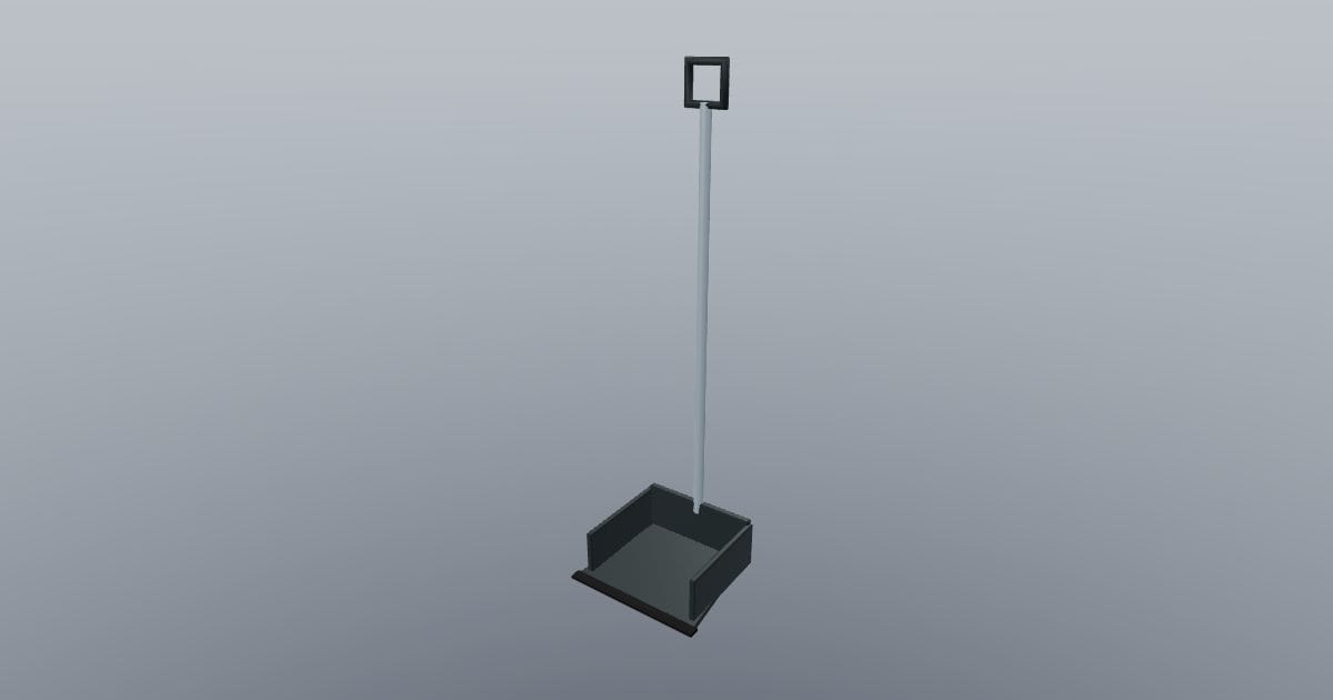 Sweep Pan - Long-Handled Dustpan