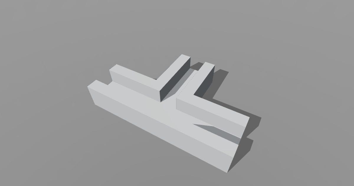 T lighting-track connector