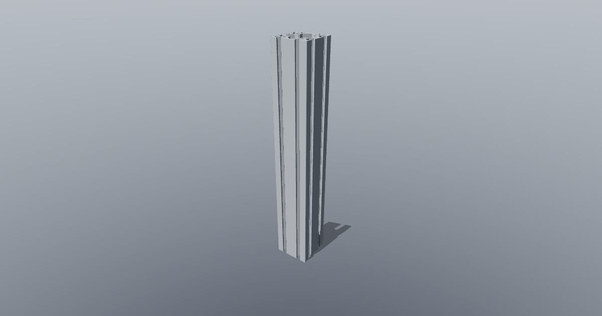 T-slot 40 x 40 x 250 mm