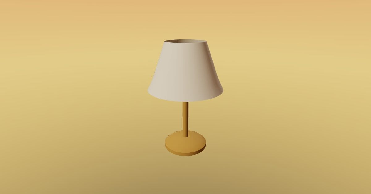Table lamp (VRML)