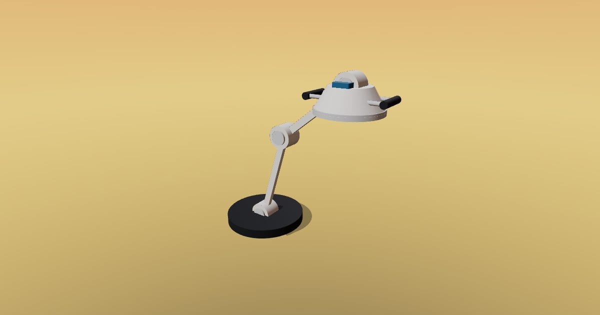 Task table lamp - Original lighting CAD