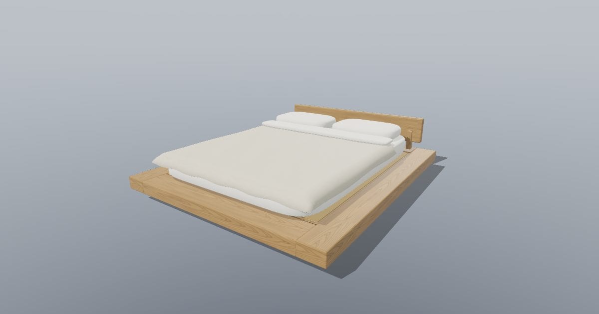 TATAMI - Low Platform Bed