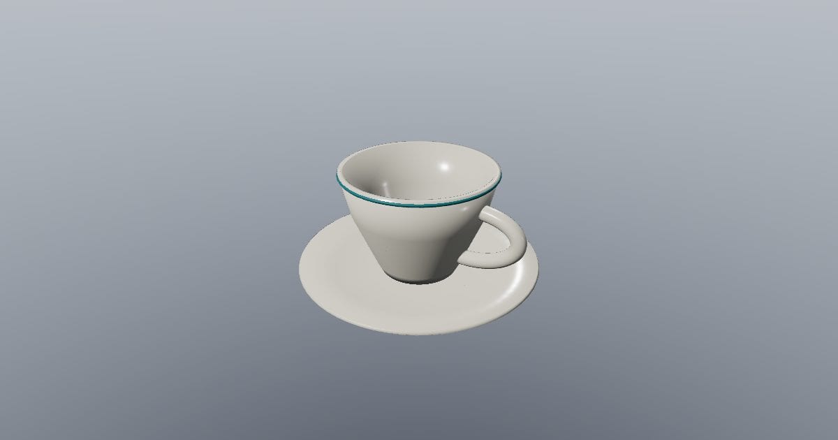 Teacup and saucer - Original Drink Vessel
