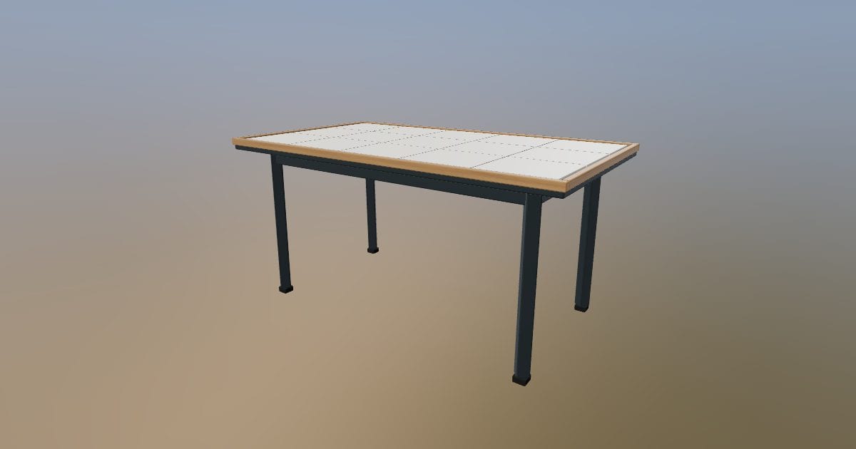 Terrace Tile - Outdoor Tile Dining Table