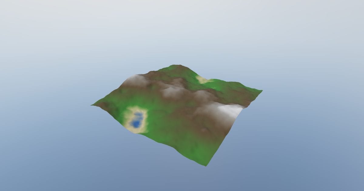 Terrain ElevationGrid (VRML)