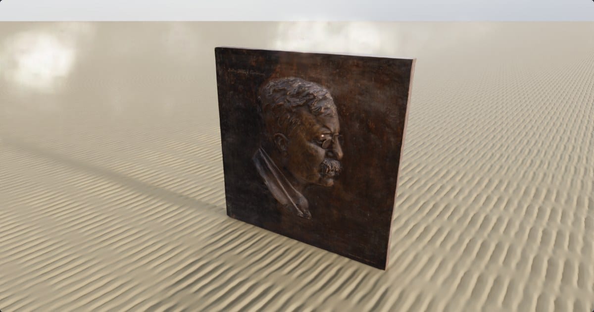 Theodore Roosevelt relief portrait