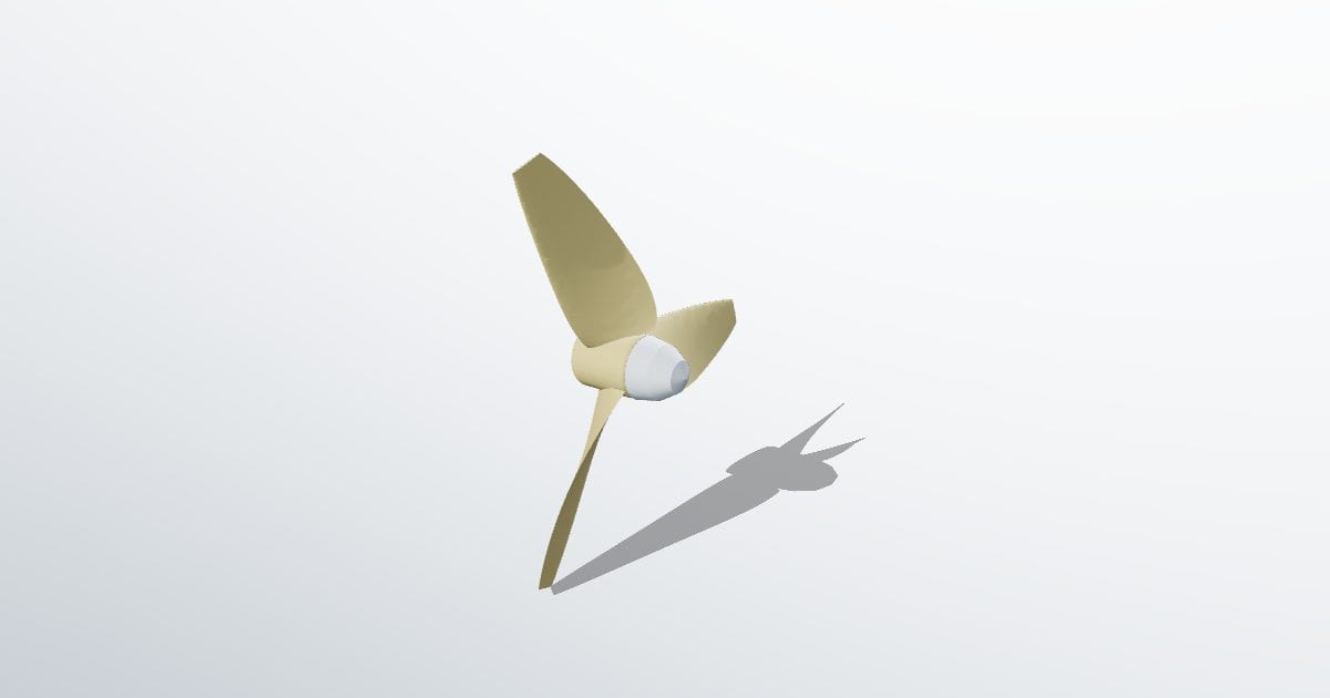 Three-blade propeller