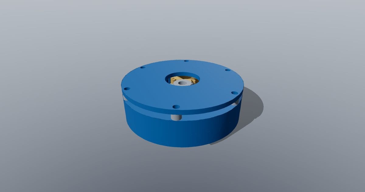 Three-planet 4:1 gearbox with cover
