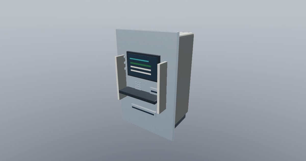 Through wall ATM - Original Public Kiosk