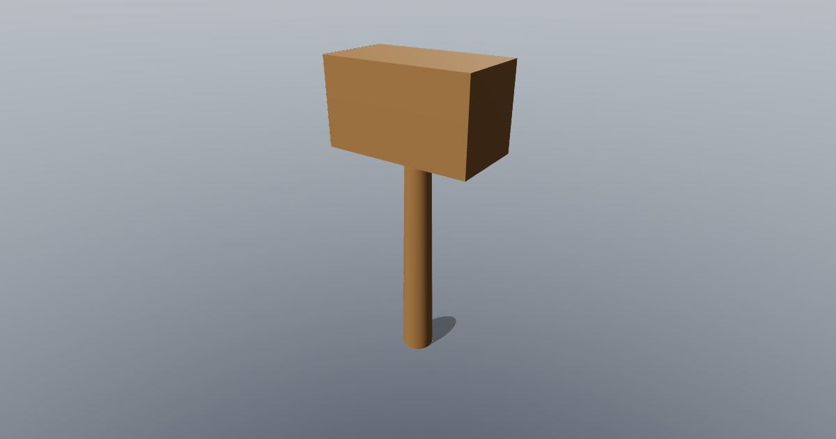 Timber joiners mallet