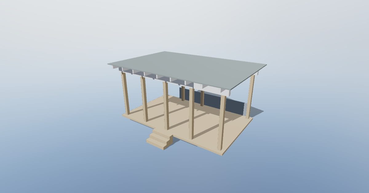 Timber pavilion