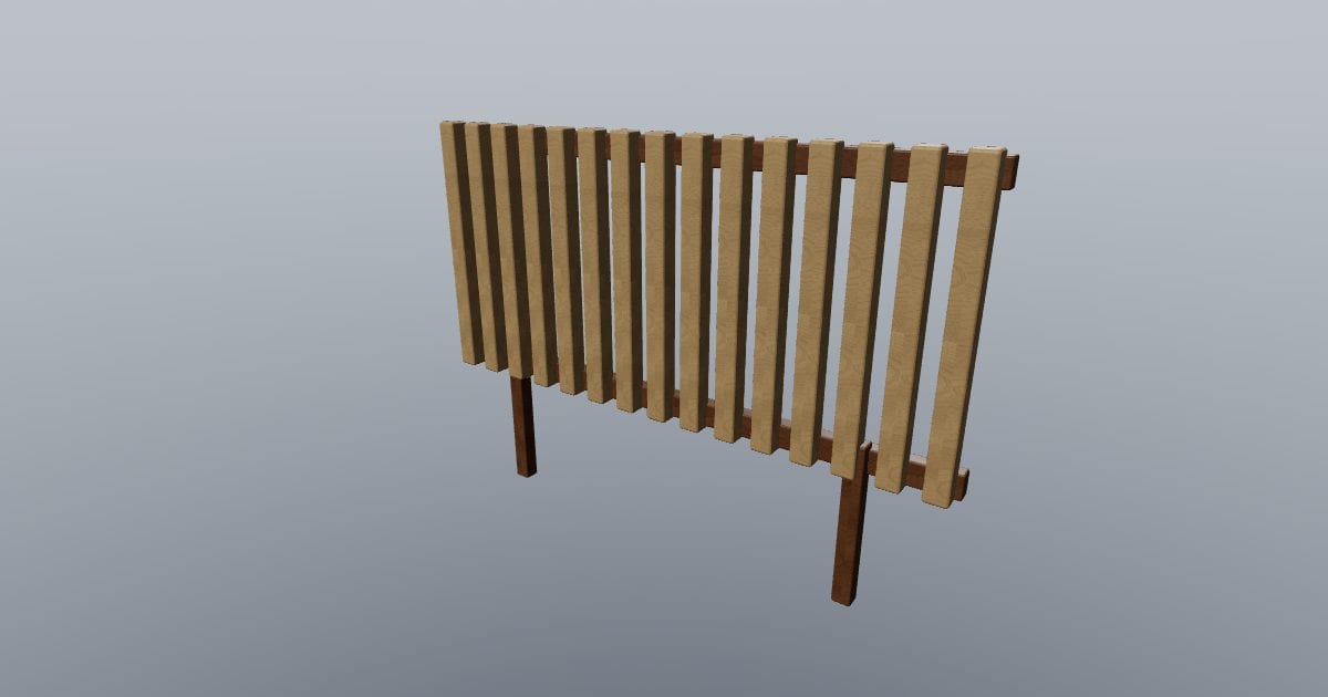Timber slatted headboard - Original Interior Furnishing