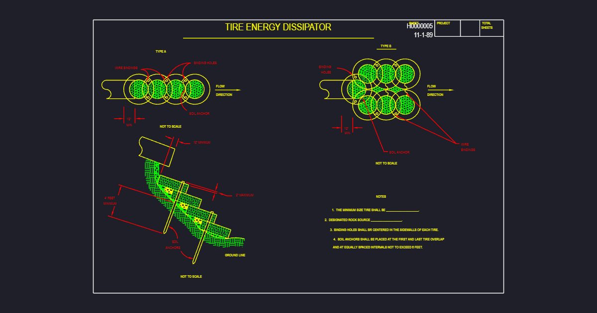 Tire Energy Dissipator (USFS H0000005)