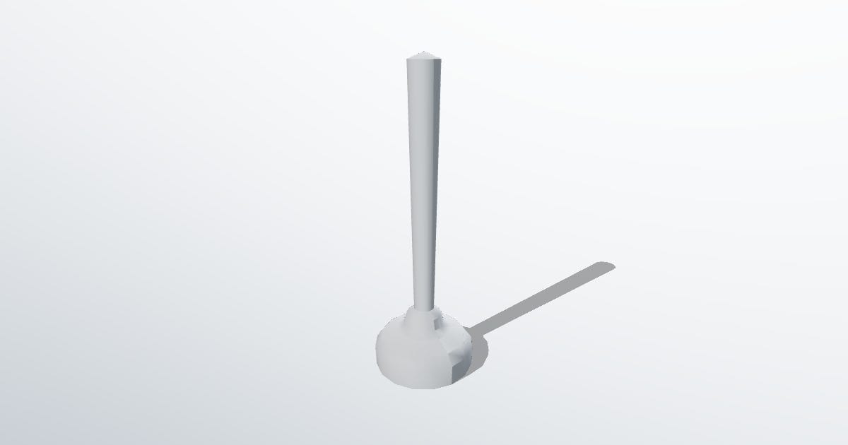 Toilet plunger (3ds Max)