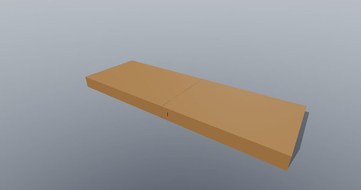 Tongue and groove timber joint, assembled