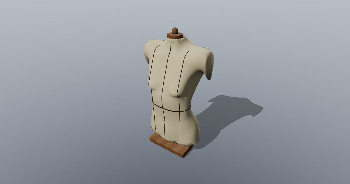 Torso mannequin