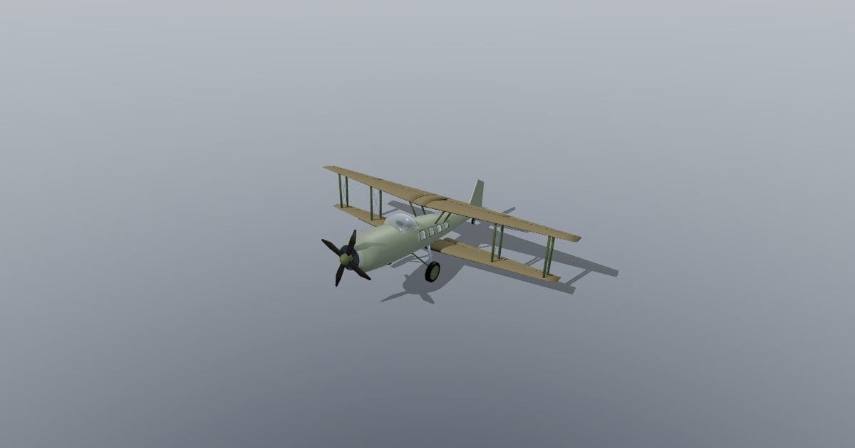 Transport biplane