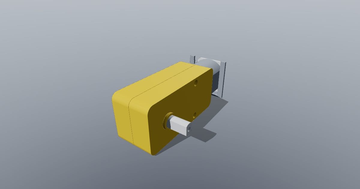 TT-style DG01D dual-output gear motor