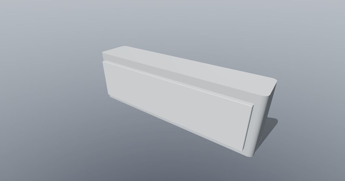 Tunnel luminaire - Original lighting CAD